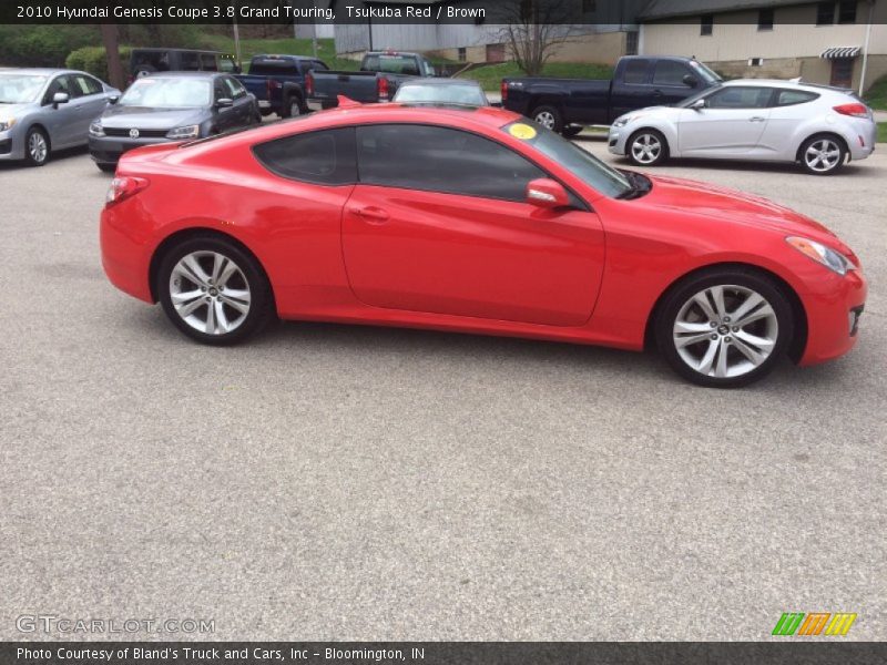 Tsukuba Red / Brown 2010 Hyundai Genesis Coupe 3.8 Grand Touring