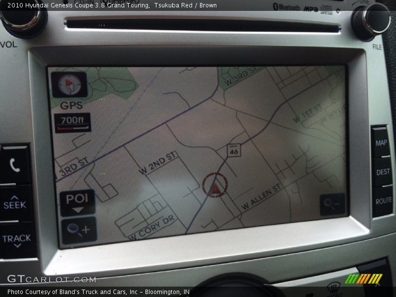 Tsukuba Red / Brown 2010 Hyundai Genesis Coupe 3.8 Grand Touring