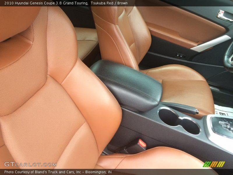 Tsukuba Red / Brown 2010 Hyundai Genesis Coupe 3.8 Grand Touring