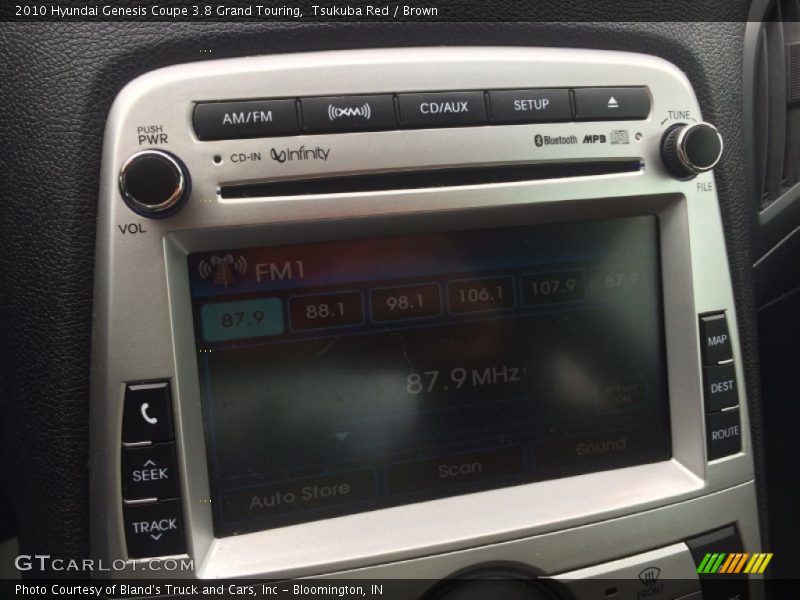 Tsukuba Red / Brown 2010 Hyundai Genesis Coupe 3.8 Grand Touring