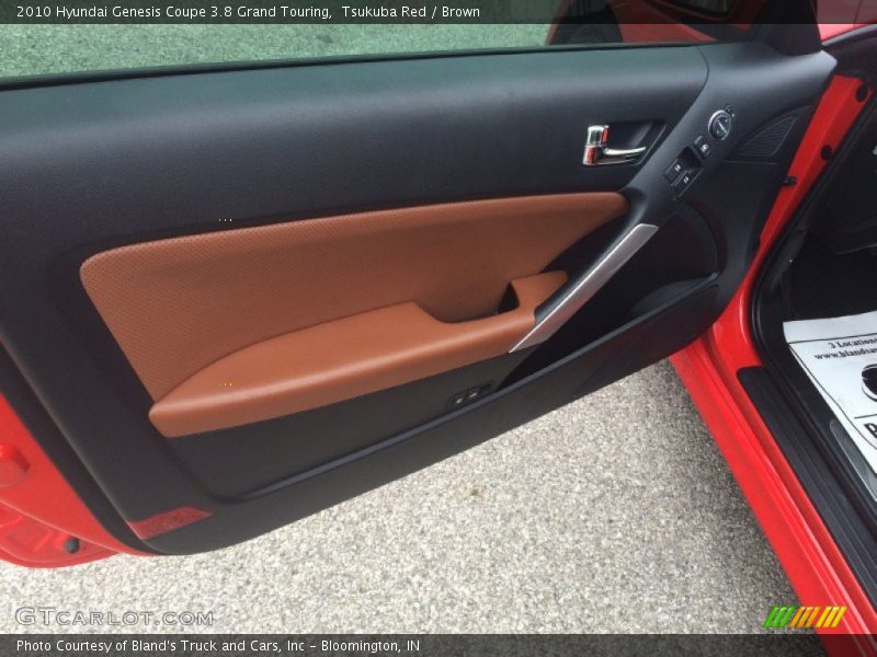 Tsukuba Red / Brown 2010 Hyundai Genesis Coupe 3.8 Grand Touring