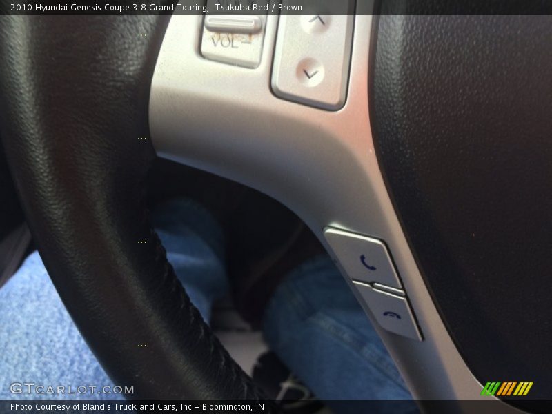 Tsukuba Red / Brown 2010 Hyundai Genesis Coupe 3.8 Grand Touring