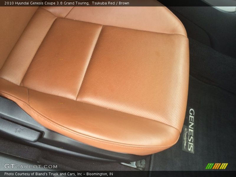 Tsukuba Red / Brown 2010 Hyundai Genesis Coupe 3.8 Grand Touring