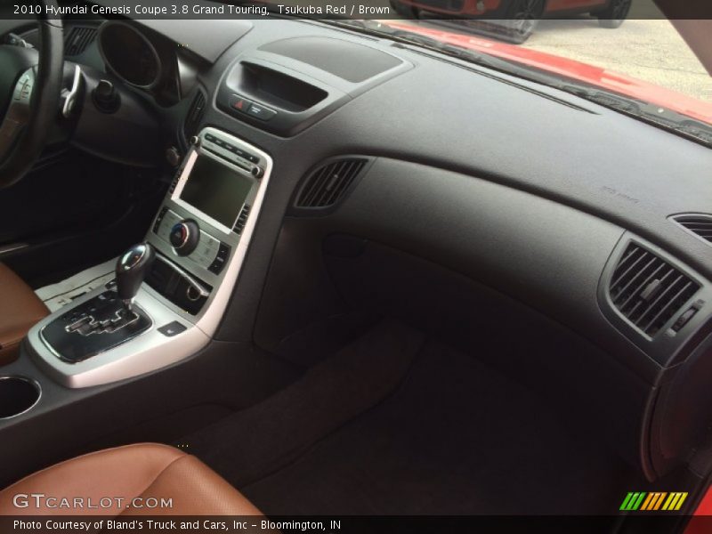 Tsukuba Red / Brown 2010 Hyundai Genesis Coupe 3.8 Grand Touring