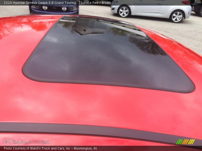 Tsukuba Red / Brown 2010 Hyundai Genesis Coupe 3.8 Grand Touring