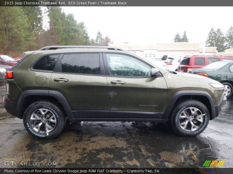 ECO Green Pearl / Trailhawk Black 2015 Jeep Cherokee Trailhawk 4x4