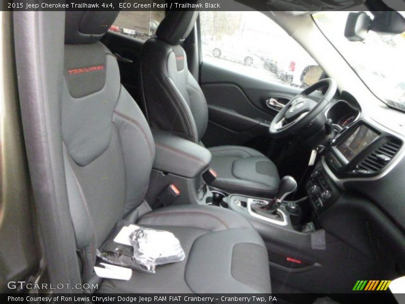 ECO Green Pearl / Trailhawk Black 2015 Jeep Cherokee Trailhawk 4x4