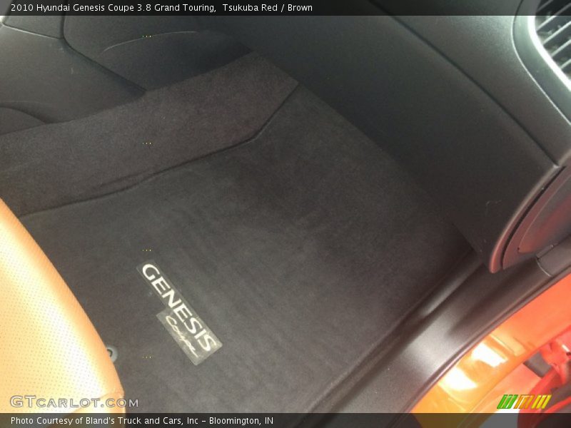 Tsukuba Red / Brown 2010 Hyundai Genesis Coupe 3.8 Grand Touring