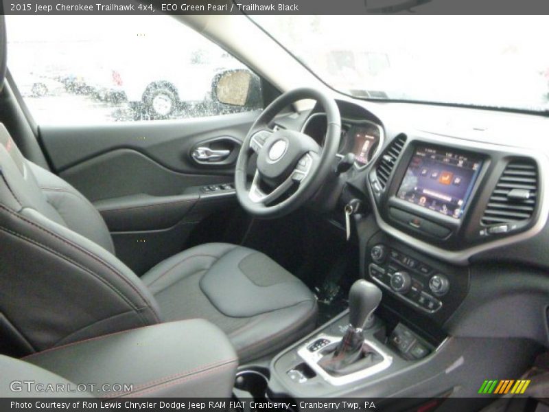 ECO Green Pearl / Trailhawk Black 2015 Jeep Cherokee Trailhawk 4x4