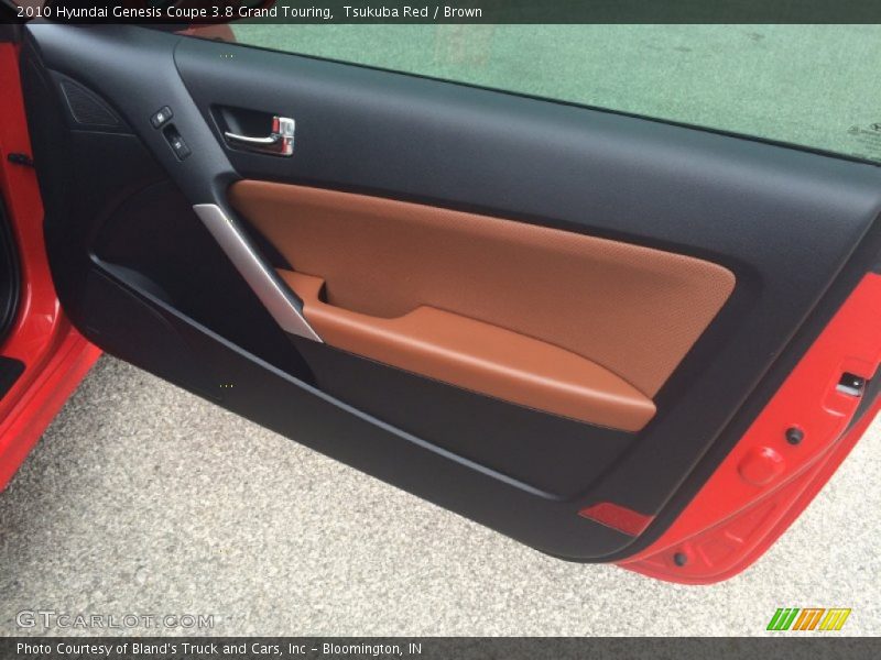 Tsukuba Red / Brown 2010 Hyundai Genesis Coupe 3.8 Grand Touring