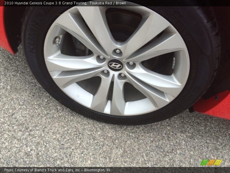 Tsukuba Red / Brown 2010 Hyundai Genesis Coupe 3.8 Grand Touring