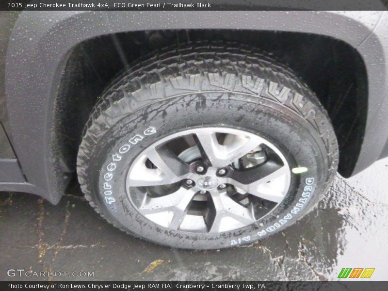ECO Green Pearl / Trailhawk Black 2015 Jeep Cherokee Trailhawk 4x4