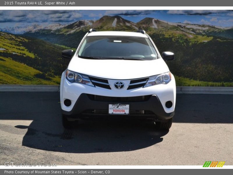Super White / Ash 2015 Toyota RAV4 LE