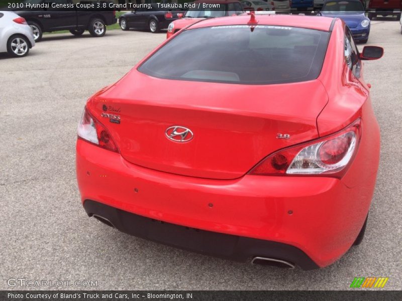 Tsukuba Red / Brown 2010 Hyundai Genesis Coupe 3.8 Grand Touring