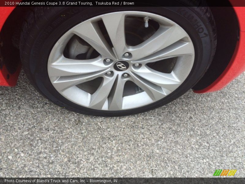 Tsukuba Red / Brown 2010 Hyundai Genesis Coupe 3.8 Grand Touring