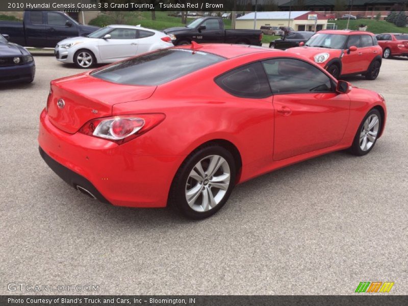 Tsukuba Red / Brown 2010 Hyundai Genesis Coupe 3.8 Grand Touring