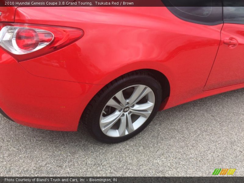 Tsukuba Red / Brown 2010 Hyundai Genesis Coupe 3.8 Grand Touring