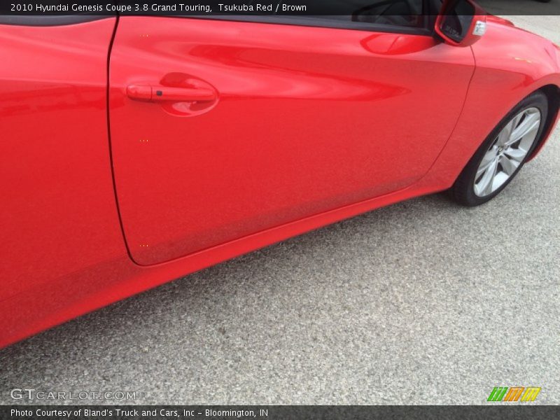 Tsukuba Red / Brown 2010 Hyundai Genesis Coupe 3.8 Grand Touring