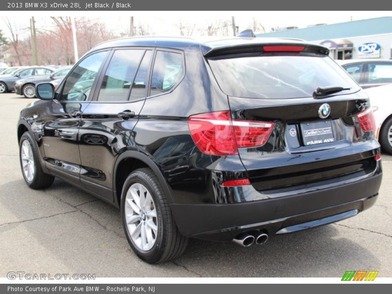 Jet Black / Black 2013 BMW X3 xDrive 28i