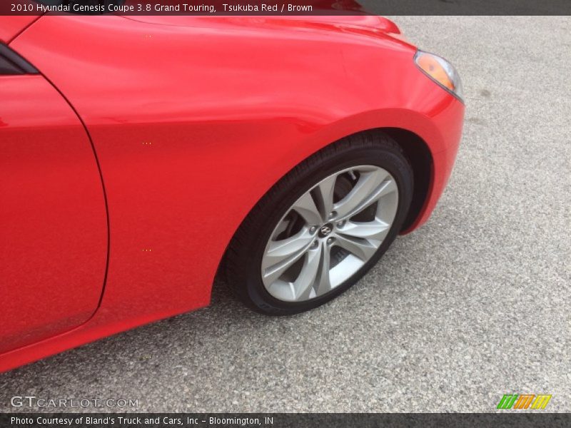 Tsukuba Red / Brown 2010 Hyundai Genesis Coupe 3.8 Grand Touring