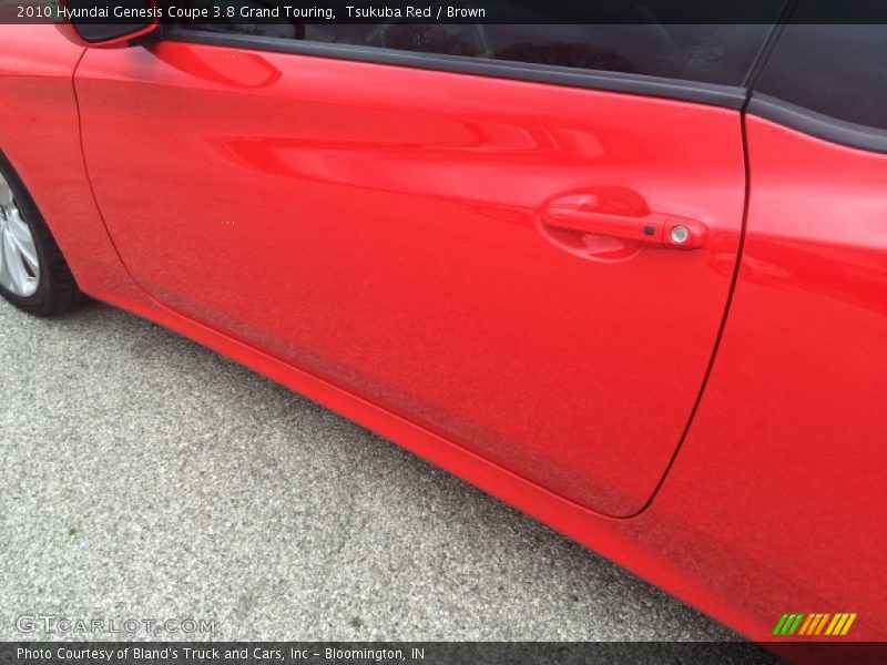 Tsukuba Red / Brown 2010 Hyundai Genesis Coupe 3.8 Grand Touring