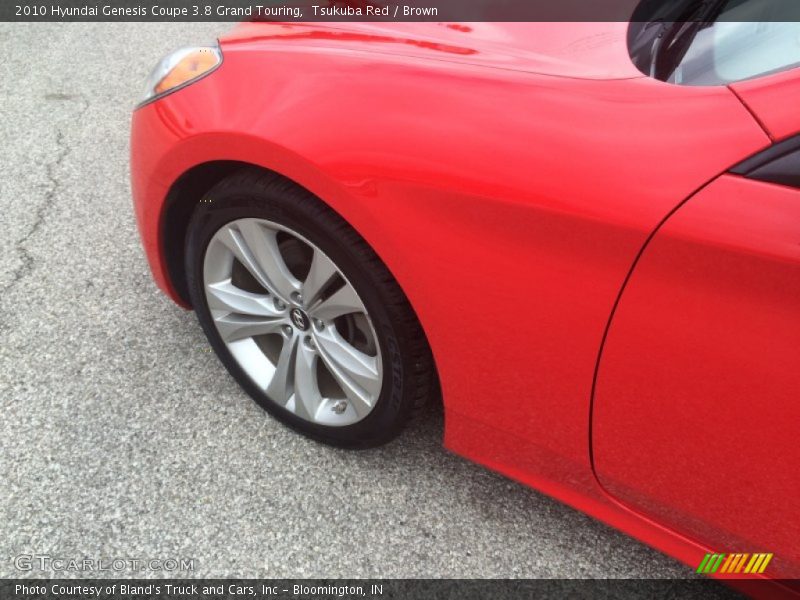 Tsukuba Red / Brown 2010 Hyundai Genesis Coupe 3.8 Grand Touring