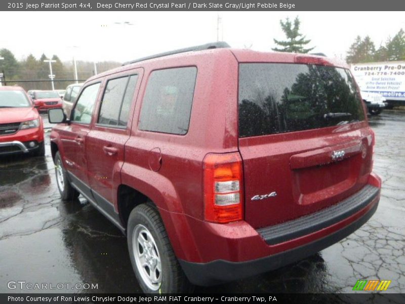 Deep Cherry Red Crystal Pearl / Dark Slate Gray/Light Pebble Beige 2015 Jeep Patriot Sport 4x4