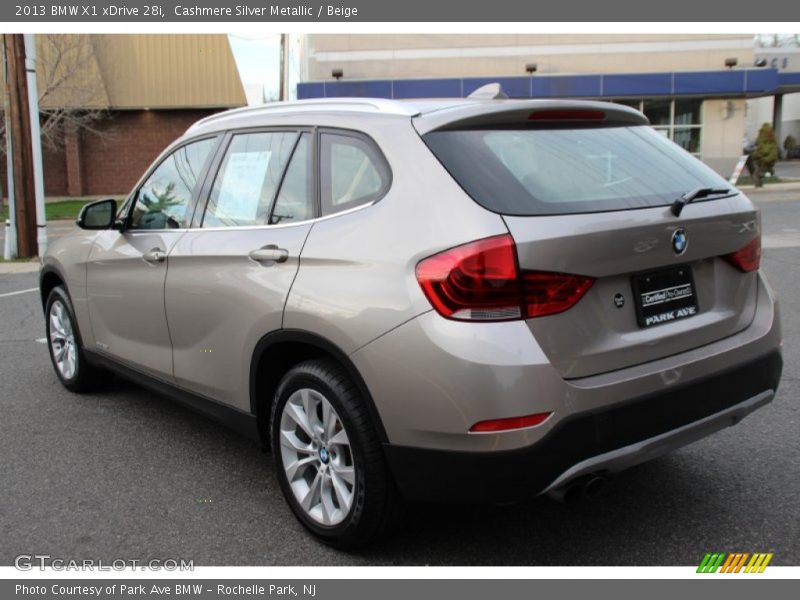 Cashmere Silver Metallic / Beige 2013 BMW X1 xDrive 28i