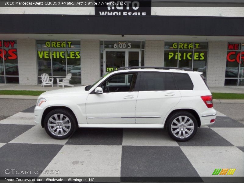 Arctic White / Almond/Black 2010 Mercedes-Benz GLK 350 4Matic