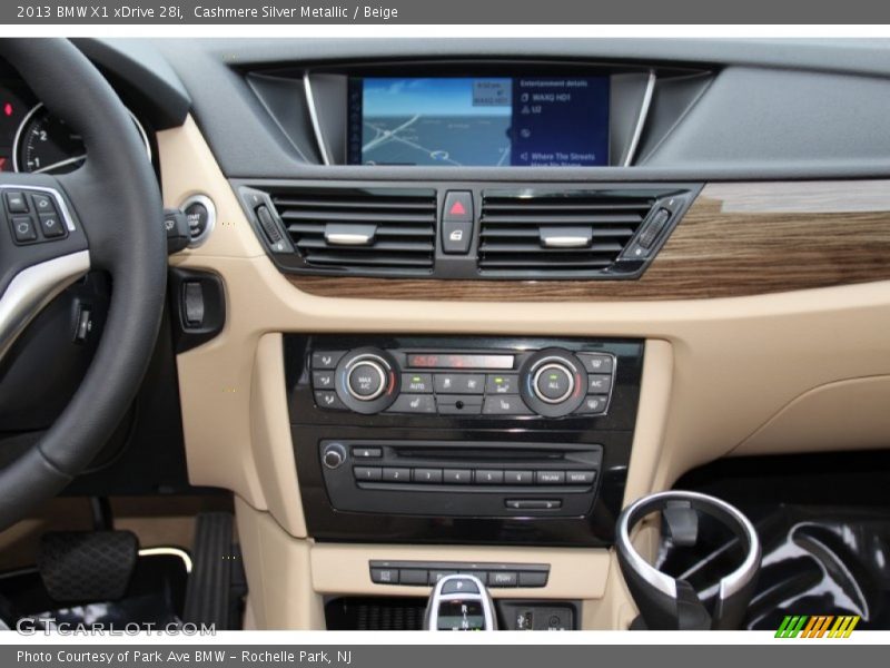 Cashmere Silver Metallic / Beige 2013 BMW X1 xDrive 28i