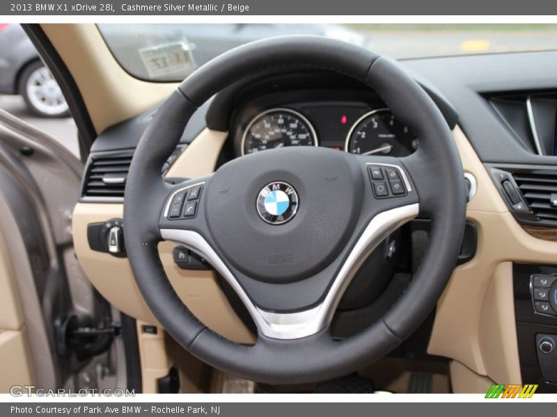 Cashmere Silver Metallic / Beige 2013 BMW X1 xDrive 28i