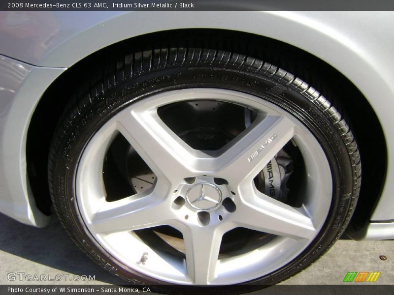 Iridium Silver Metallic / Black 2008 Mercedes-Benz CLS 63 AMG