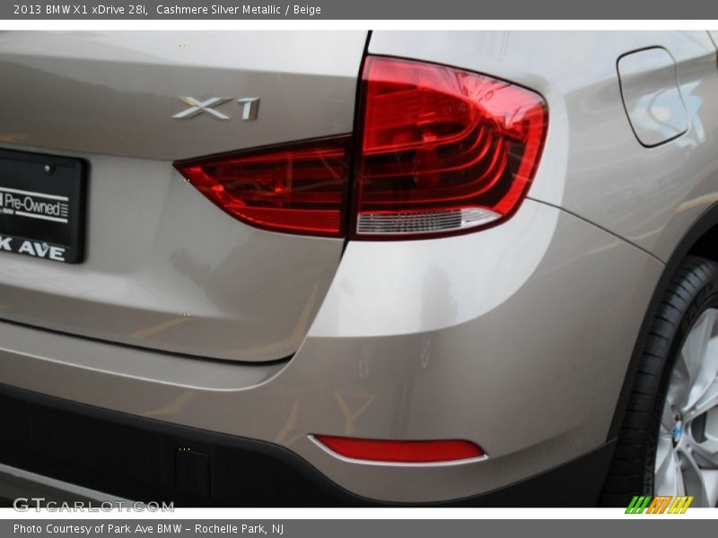 Cashmere Silver Metallic / Beige 2013 BMW X1 xDrive 28i
