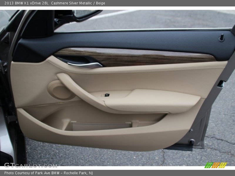 Cashmere Silver Metallic / Beige 2013 BMW X1 xDrive 28i