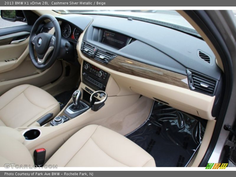 Cashmere Silver Metallic / Beige 2013 BMW X1 xDrive 28i