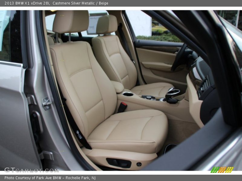 Cashmere Silver Metallic / Beige 2013 BMW X1 xDrive 28i