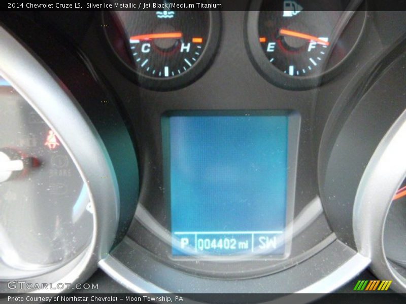 Silver Ice Metallic / Jet Black/Medium Titanium 2014 Chevrolet Cruze LS