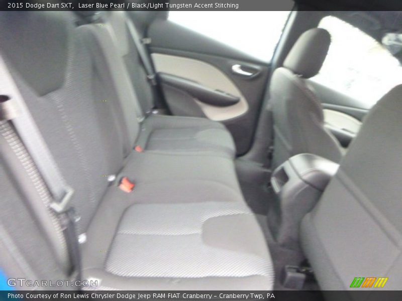 Laser Blue Pearl / Black/Light Tungsten Accent Stitching 2015 Dodge Dart SXT