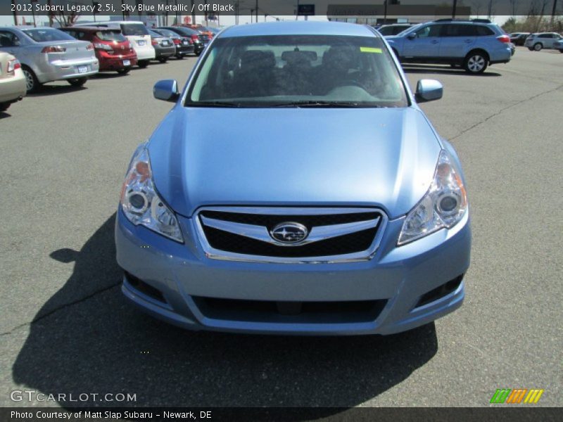 Sky Blue Metallic / Off Black 2012 Subaru Legacy 2.5i