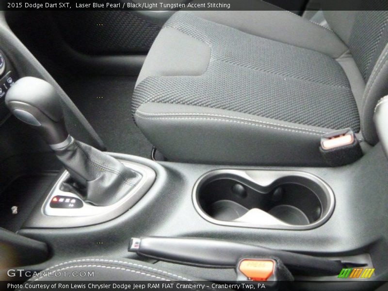 Laser Blue Pearl / Black/Light Tungsten Accent Stitching 2015 Dodge Dart SXT