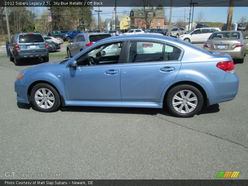 Sky Blue Metallic / Off Black 2012 Subaru Legacy 2.5i