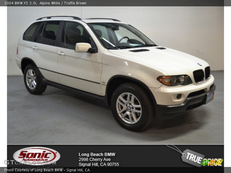 Alpine White / Truffle Brown 2004 BMW X5 3.0i