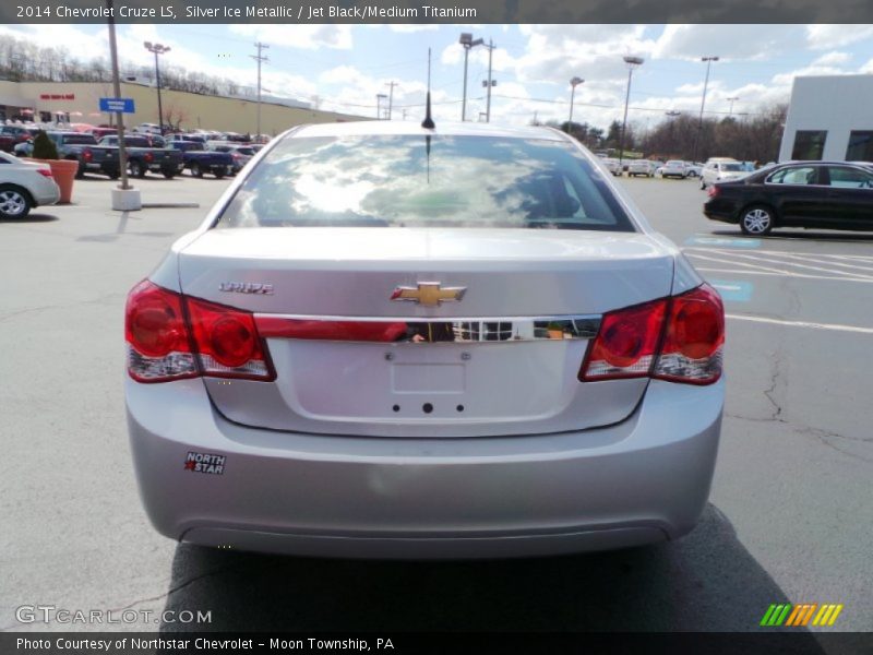 Silver Ice Metallic / Jet Black/Medium Titanium 2014 Chevrolet Cruze LS