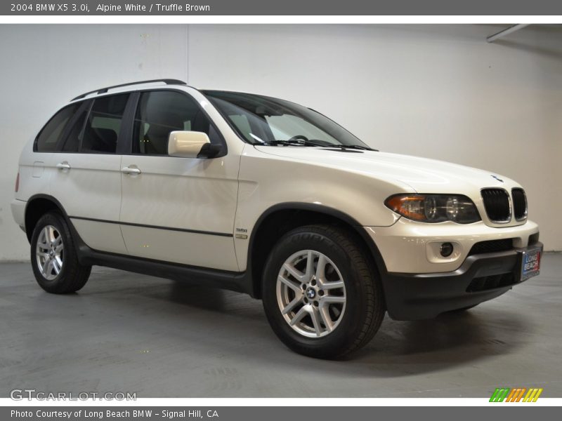 Alpine White / Truffle Brown 2004 BMW X5 3.0i