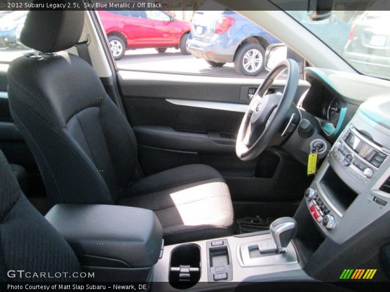 Sky Blue Metallic / Off Black 2012 Subaru Legacy 2.5i