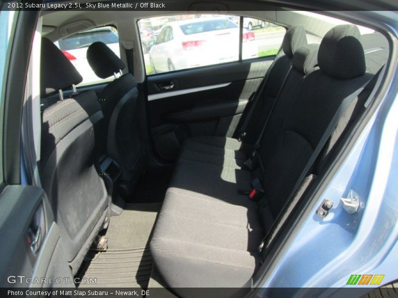 Sky Blue Metallic / Off Black 2012 Subaru Legacy 2.5i