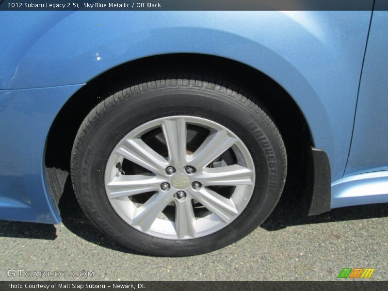 Sky Blue Metallic / Off Black 2012 Subaru Legacy 2.5i
