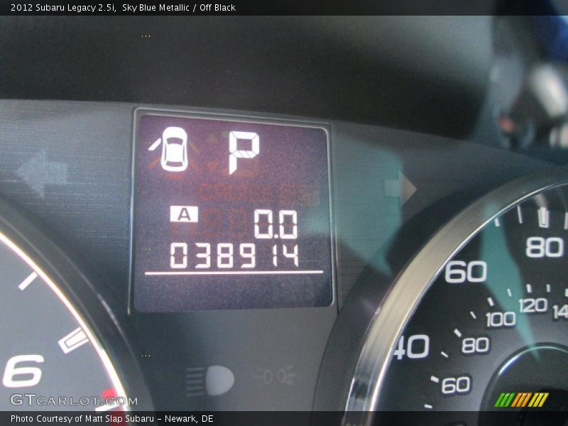 Sky Blue Metallic / Off Black 2012 Subaru Legacy 2.5i