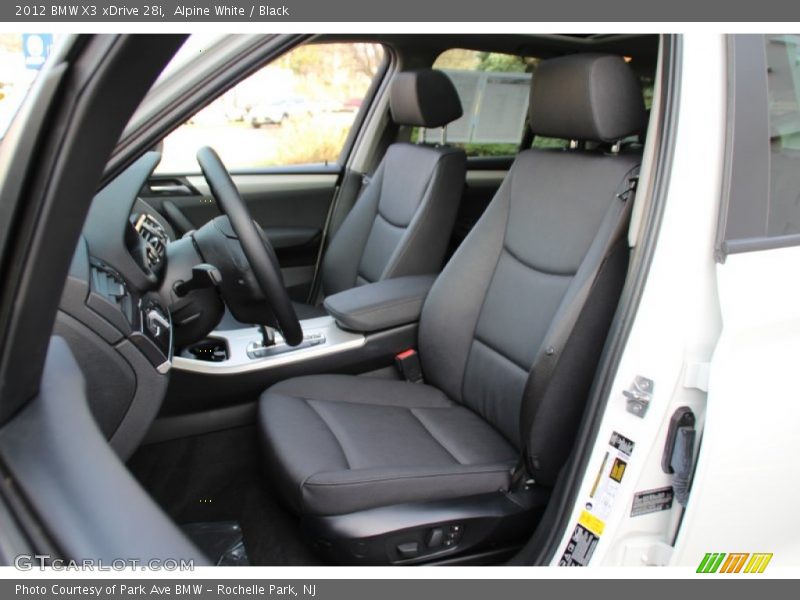 Alpine White / Black 2012 BMW X3 xDrive 28i