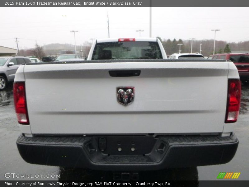 Bright White / Black/Diesel Gray 2015 Ram 1500 Tradesman Regular Cab